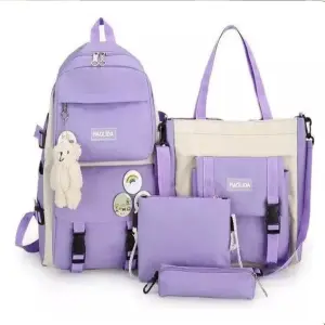 Mochila Escolar 5 en 1: ¡El Kit Perfecto para Estudiantes! - Mochila escolar 5 en 1