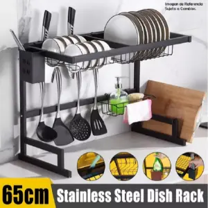 Escurridor Platos Acero Inoxidable 65cm