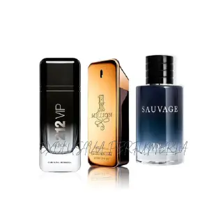 KIT(One million+Sauvage+212 VIP black)