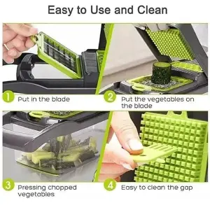 Cortador Nicer Dicer Negro 14Pzas
