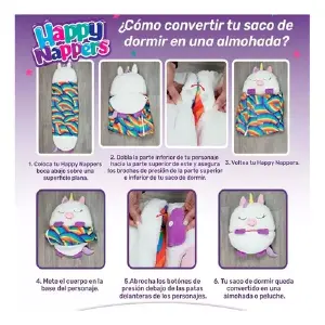 Peluche Almohada Y Saco De Dormir - Happ