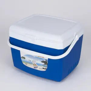 Nevera cava 13 litros plástica azul