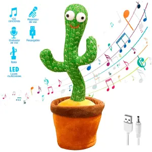 Cactus bailarín canta repite