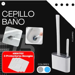 Cepillo doble baño + 3 mallas cifon