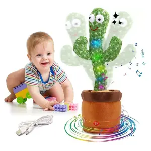 Cactus Bailarín Recargable Usb Canta