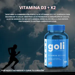 Vitamina D3 + K2 Goli