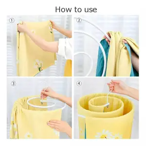 gancho secado de ropa en forma de espira