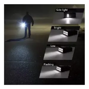 linterna luz led con panel solar