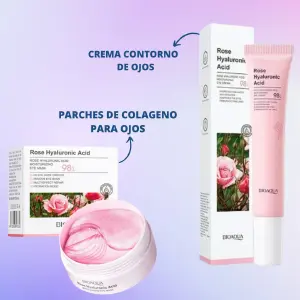 PARCHES DE OJOS + CREMA CONTORNO ROSAS