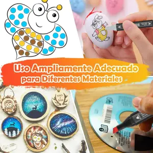 Marcadores doble punta x100 unidades