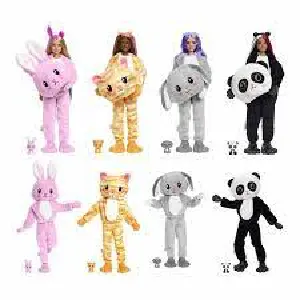 Muñeca Barbie Cutie Animales Perro Panda