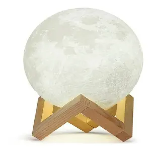 Lampara Luna Recargable con control
