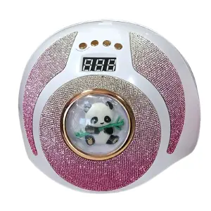 Lampara Uñas Panda Uv Led Pantalla Fucsi
