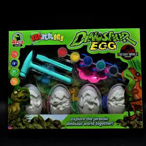 Huevos de Dinosaurio x4 para pintar