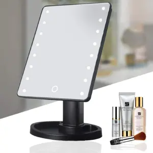 Espejo con luces LED táctil maquillaje