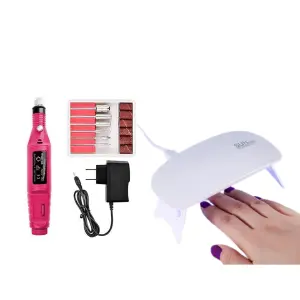 PULIDOR DE UÑAS + LAMPARA UÑAS MINI