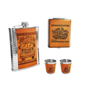 Licorera Whiskera Cantimplora Acero Copa