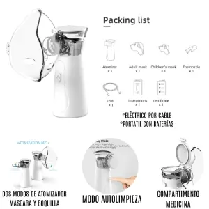 Nebulizador  eléctrico Portátil