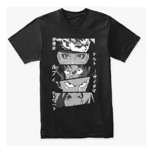 Camiseta Goku, Naruto, One Piece, One P