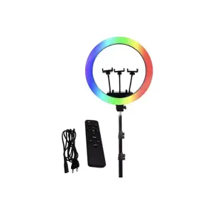 Aro de luz 45cms trípode control maletí