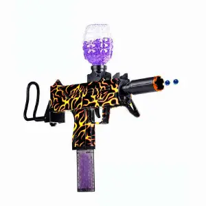 Juego Pistola Mini Uzi Bolas De Hidrogel