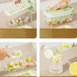 MOLDE BANDEJA DE HIELO SILICONA