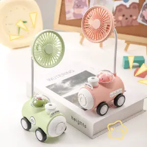 Ventilador mini para escritorio carrito