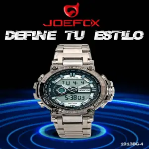 RELOJ JOEFOX  DOBLE HORA HOM 1913BG-4