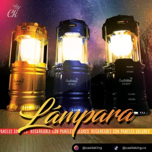 lampara solar 3en1