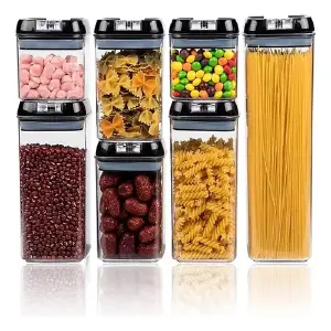 Contenedor de alimentos set x 7 piezas