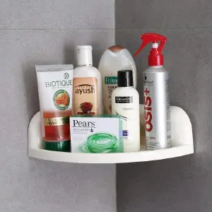 Repisa Esquinera Baño Fácil Instalación