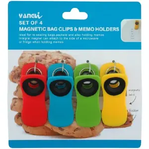 Soporte memo y clip magnetico x 4