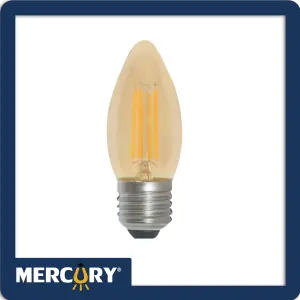 BOMBILLO LED FILAMENTO C35 VELA 4W 2700