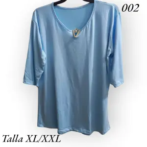 BLUSA TALLA PLUS HEBILLA