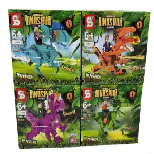 C2424 FICHAS DE ARMAR DINOSAURIOS