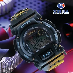 RELOJ NEGRO XINJIA DIGITAL EST XJ-659-4
