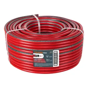 Metro manguera 1/2" 4 capas rollo 100m