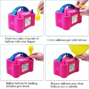 Inflador eléctrico de globos