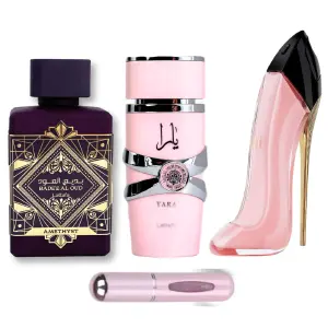 PERFUMES AMETHYST+BLUSH+YARA+PERFUMERO