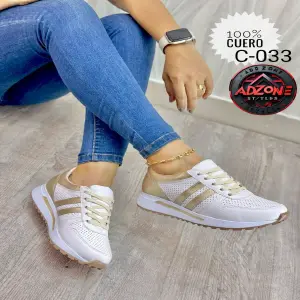Calzado Tenis Cuero Dama | C-033
