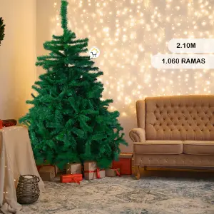 Árbol Navidad Singapur Tupido 2.10 M 1.0