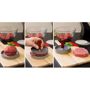 Molde Prensa Manual Para Carne Hamburgue