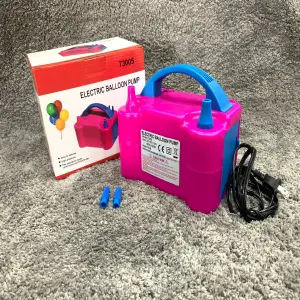 Inflador De Globos Electrico Doble Boqui