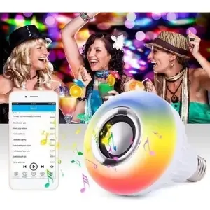 Bombillo Led Parlante RGB Bluetooth+ CTL