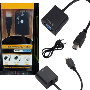 Convertidor Hdmi A Vga+Audio