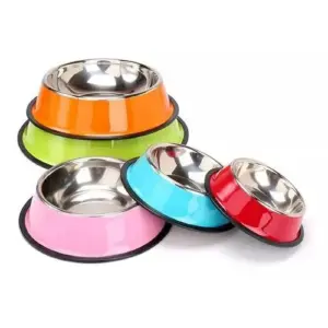 COMEDERO PLATO ACERO INOXIDABLE 16 CM