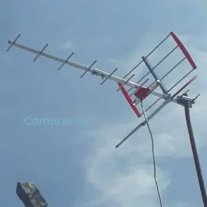 ANTENA AEREA TDT CON 10M DE CABLE: ¡Recibe la señal más nítida! - ANTENA AEREA TDT CON 10M DE CABLE