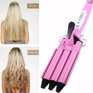 Plancha Pinza De Cabello Ondas De Sirena