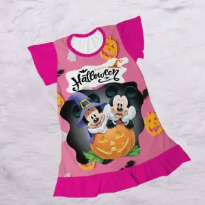 pijama niña mickey halloween