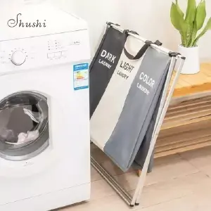 Cesta de almacenamiento con triple divis